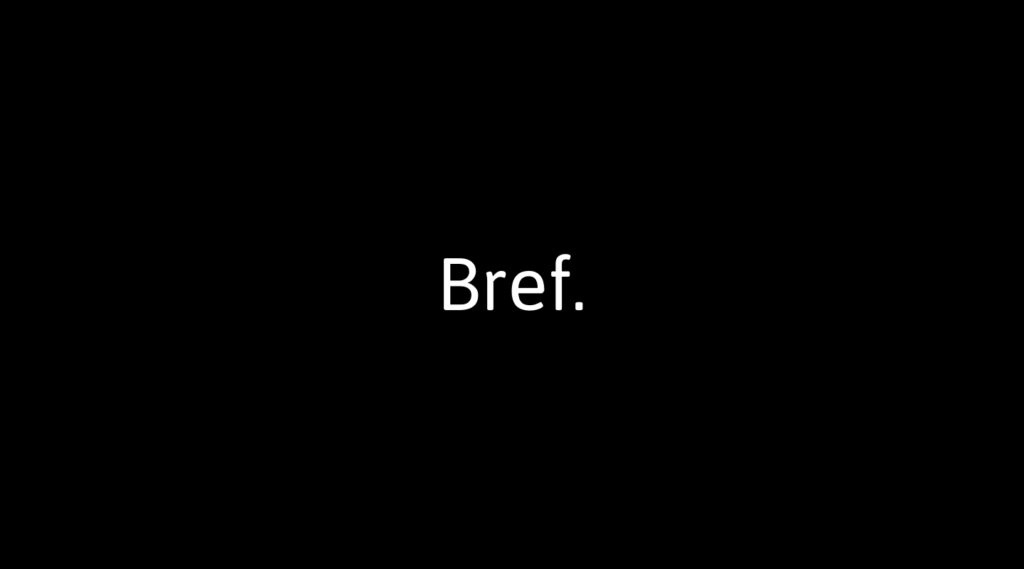 Le grand retour de la série « Bref »